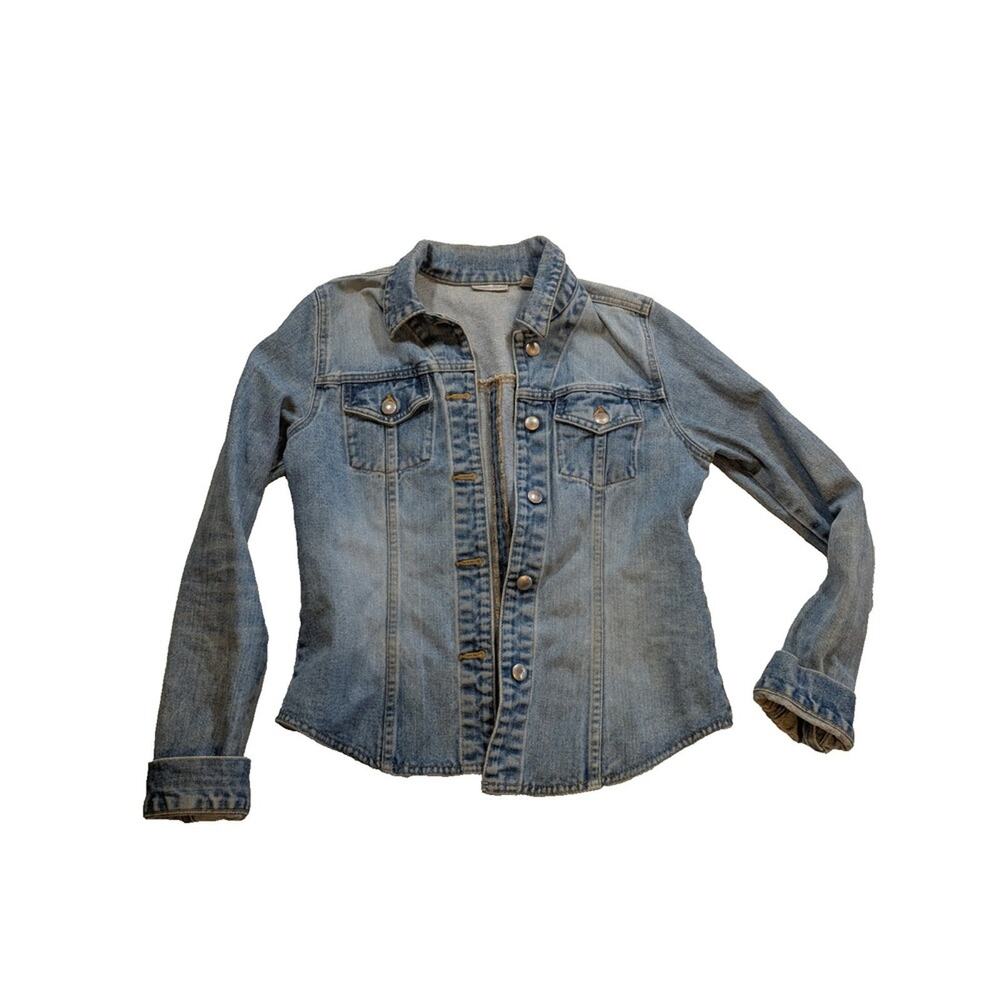 halogen denim jacket size M 100% cotton